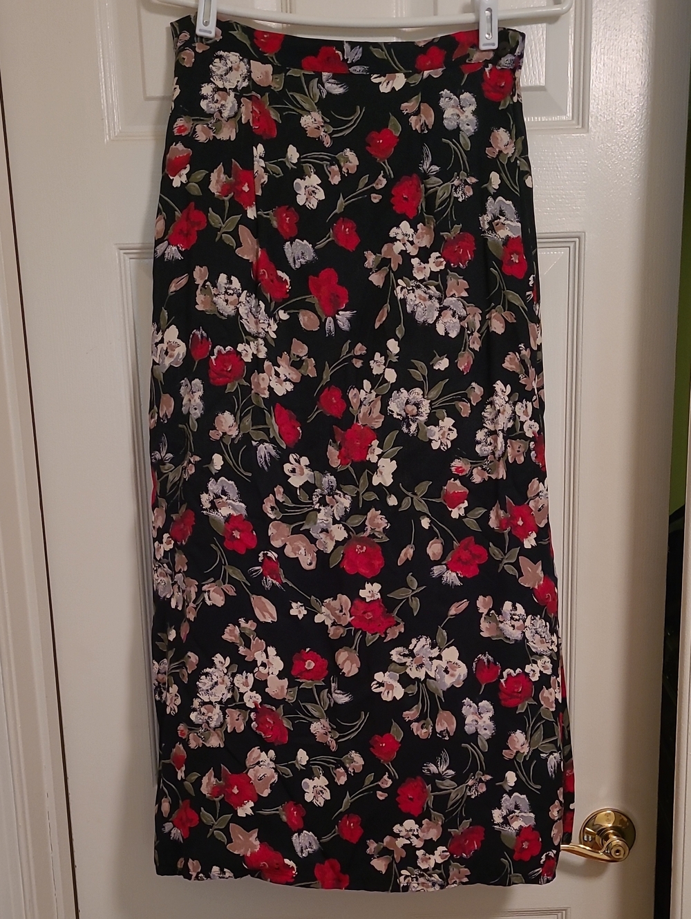 Vintage 90s Coldwater Creek  Floral Print Maxi Skirt